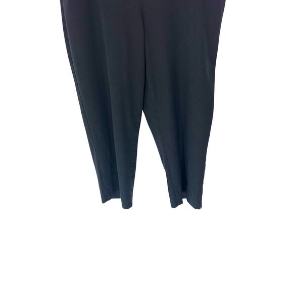 Talbots‎ Capri Pants Heritage Black Basic Side Zip Closure Office Casual Size 14 - Picture 7 of 13